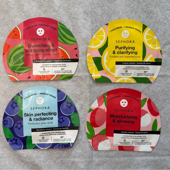 HP 🩵 Sheet Mask Bundle + Mini Sephora Puffer Tote: Dr.Jart+, Sephora Collection - Picture 6 of 9